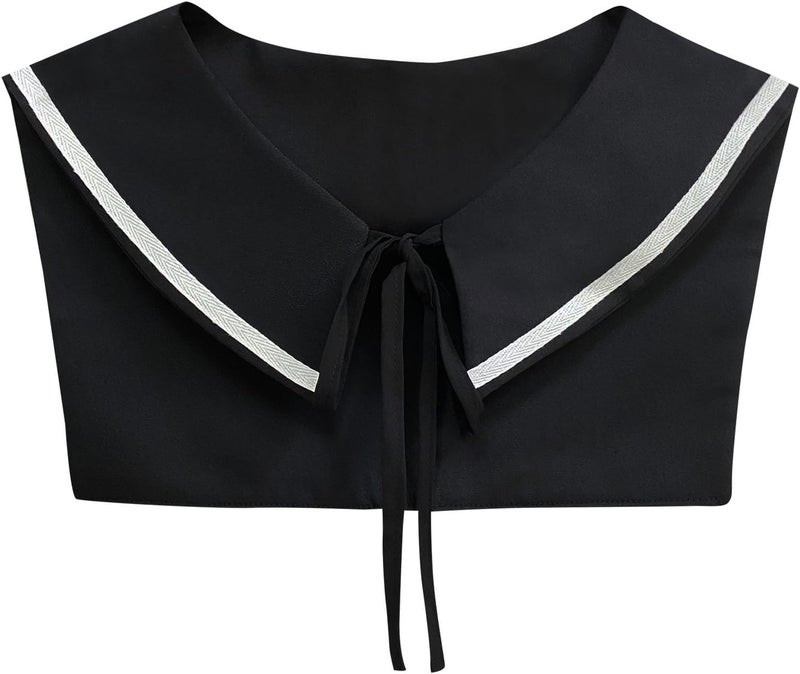 HoosaiyWoo Store Sailor Collars Scarf for Women Top Fake Collar Necklaces Costume Shawl wraps Match Sweater Shirt Dress and T-shirt - Image 1